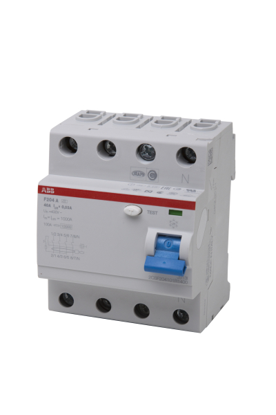 ABB FI-Schutzschalter F204 A-40/0,03 400V 40A 30mA 4-polig