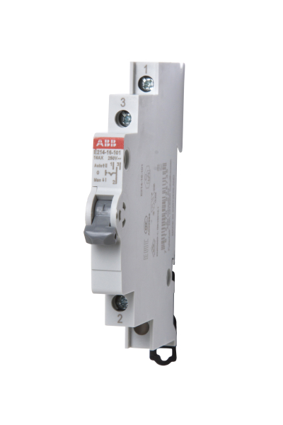 ABB E214-16-101 Gruppenschalter 1 W-Kontakt 250V / 16A Einbaubr. 9mm