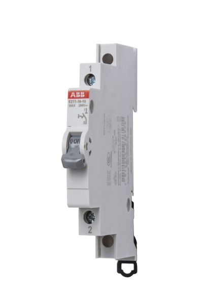 ABB E211-16-10 Ausschalter 1 Schließer 250V / 16A Einbaubreite 9mm