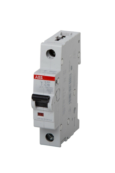 ABB S201-C10 LS-Schalter C10 / 6kA Sicherung Automat Leitungsschutzschalter 10A