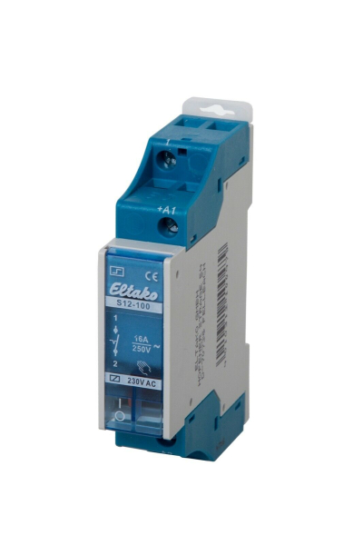 Eltako Stromstoß-Schalter S12-100 230V AC 1 Schließer Handbetätigung mechanisch